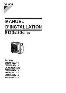 3MXM-N, 3AMXM-M, 4MXM-N, 5MXM-N_3PFR417620-2M_Installation manual_French download